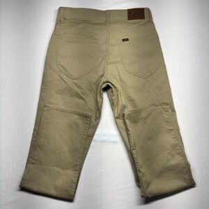 Lee Extreme Motion Regular Straight Khaki Pants Tan Mens 32x32